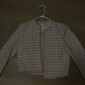 Calvin Klein Pink Blazer Suit Jacket